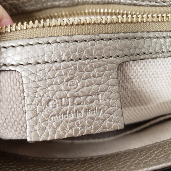 GUCCI Soho Leather Shoulder Bag 468-092625 - Picture 15 of 16